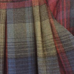 Vintage Michelle Stuart plaid skirt